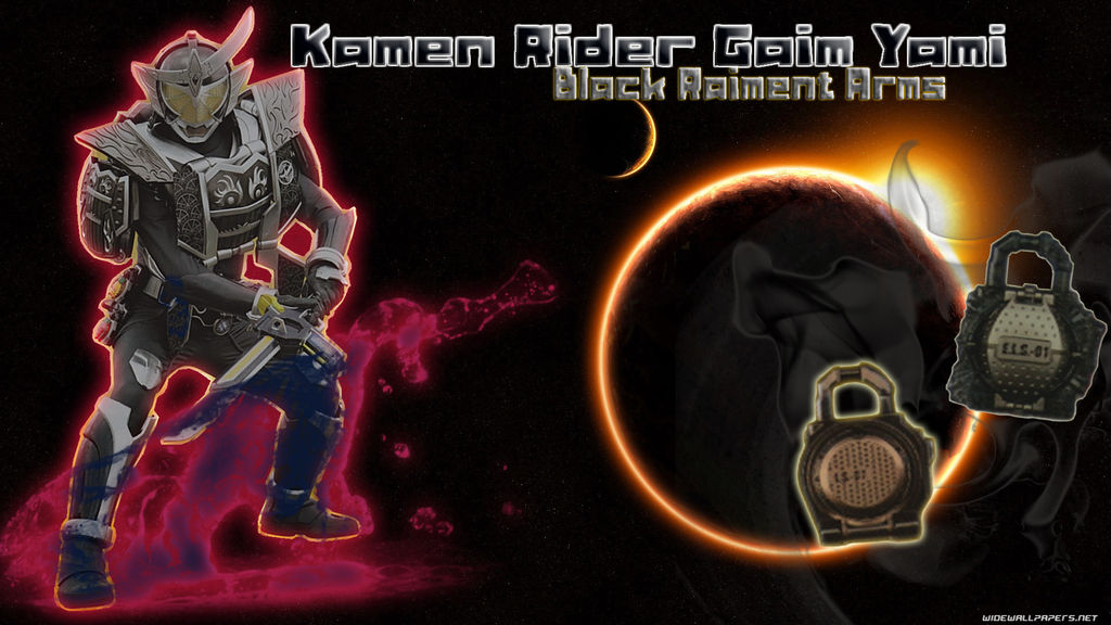 Black Raiment Kamen Rider Gaim Yami Black Raiment Arms Wallpaper by legosentaidude on ...