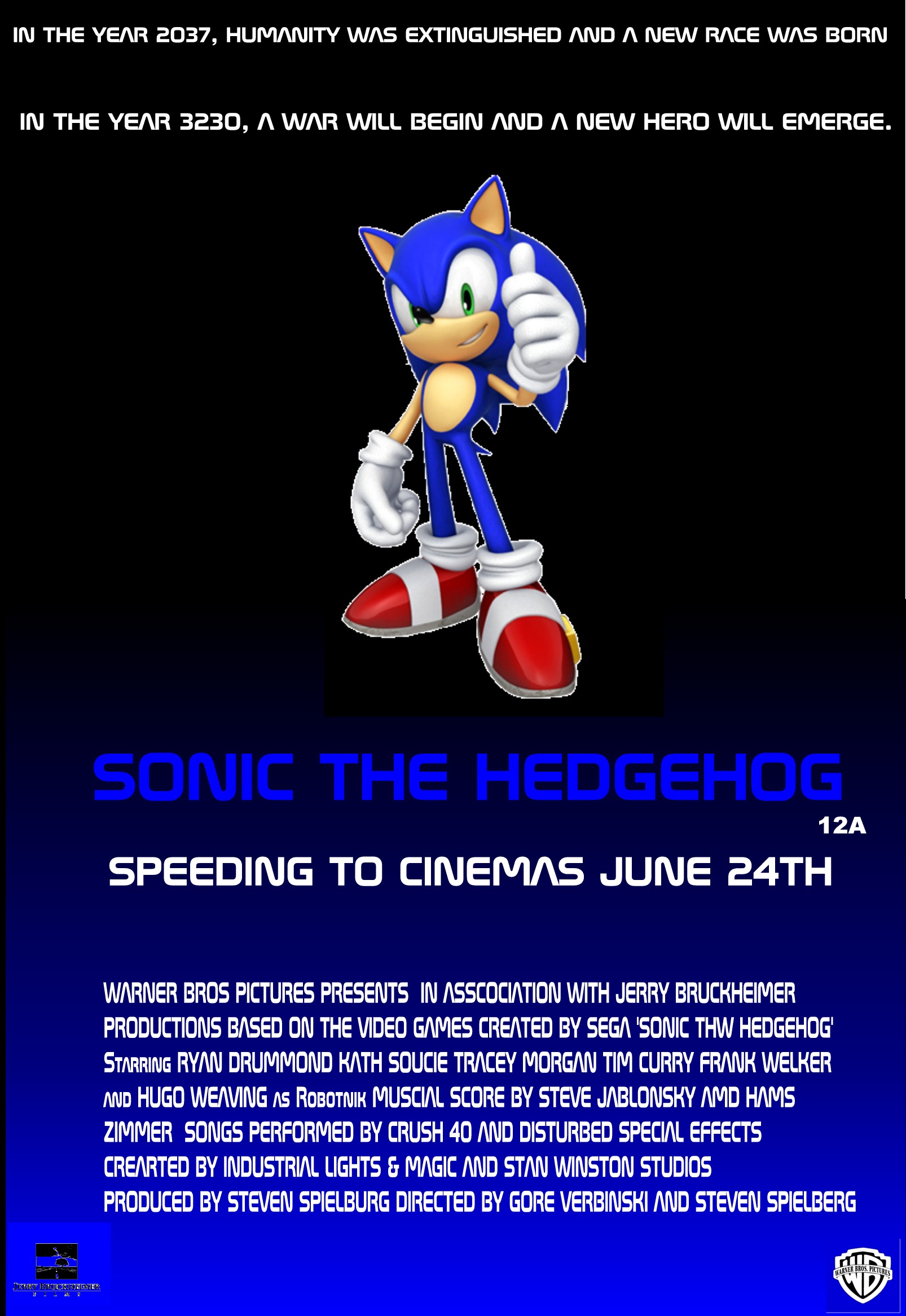 Sonic movie poster 1 by chinchilla010 on DeviantArt