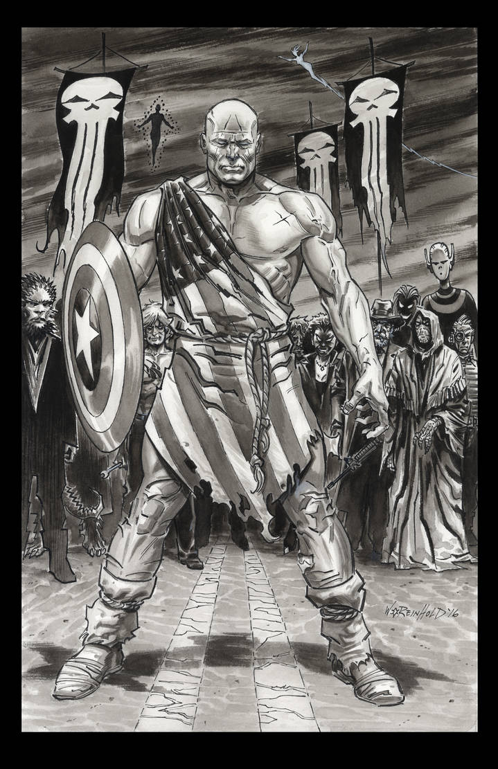 Earth-X Captain America 2016 by BillReinhold