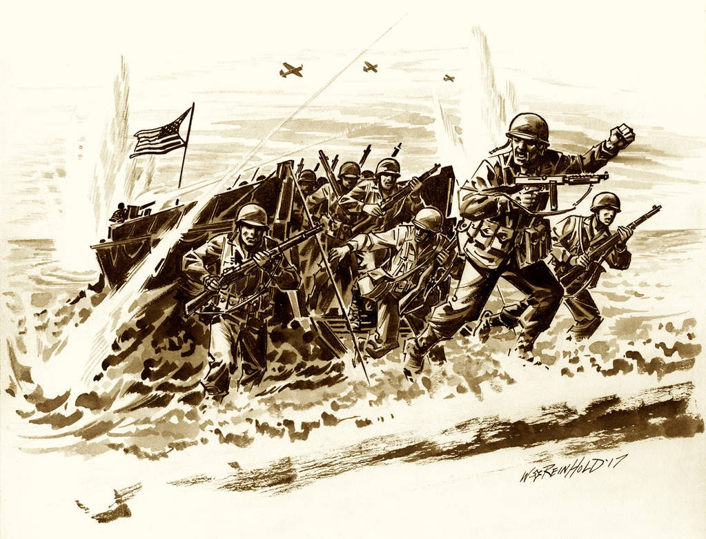 Veterans Day Flying Column Drawing by BillReinhold