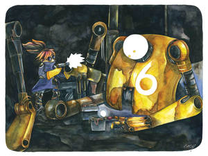 Moonbot #6: Yellow