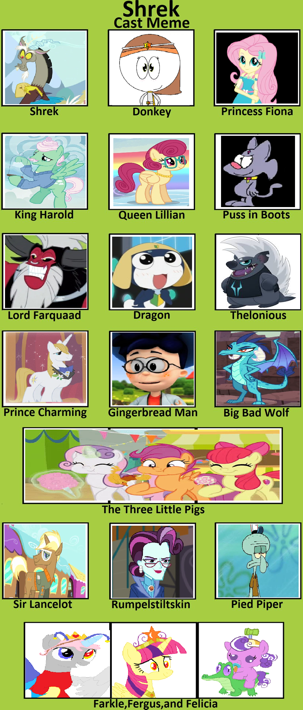 Mlp C.A: Shrek (ft. Special Guests) by Dinomightee on DeviantArt