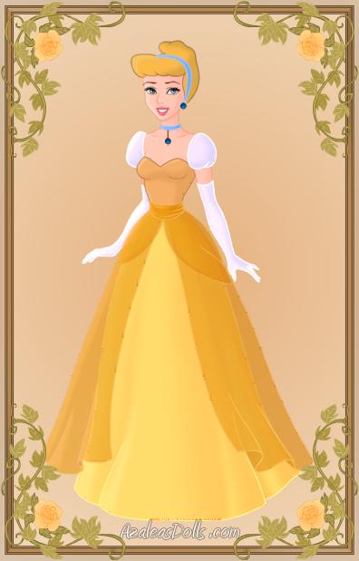 cinderella with yellow dress CD340 Shimmering tulle Lining Cinderella Dress Transformations: A Style