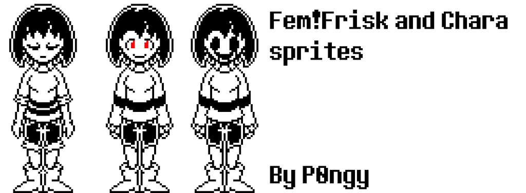 I made Chara and Frisk! Offline Import Codes in the Comments! (I