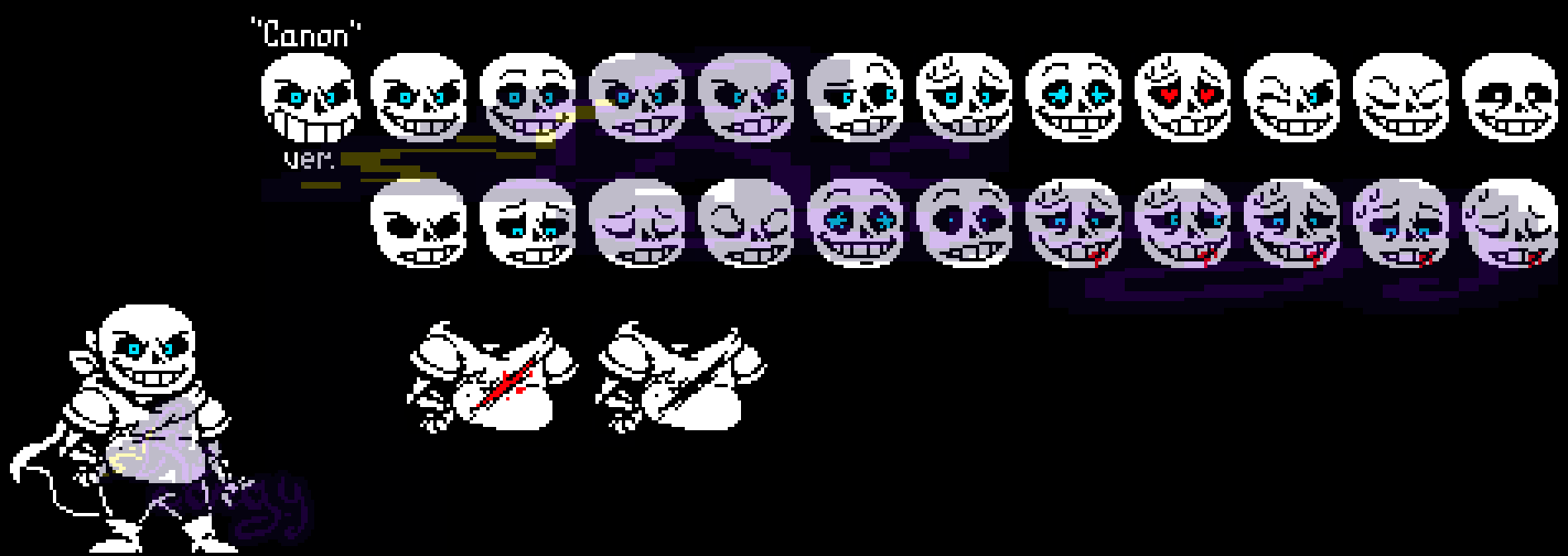 HorrorTale Sans Sprite by Addicted2Electronics on DeviantArt