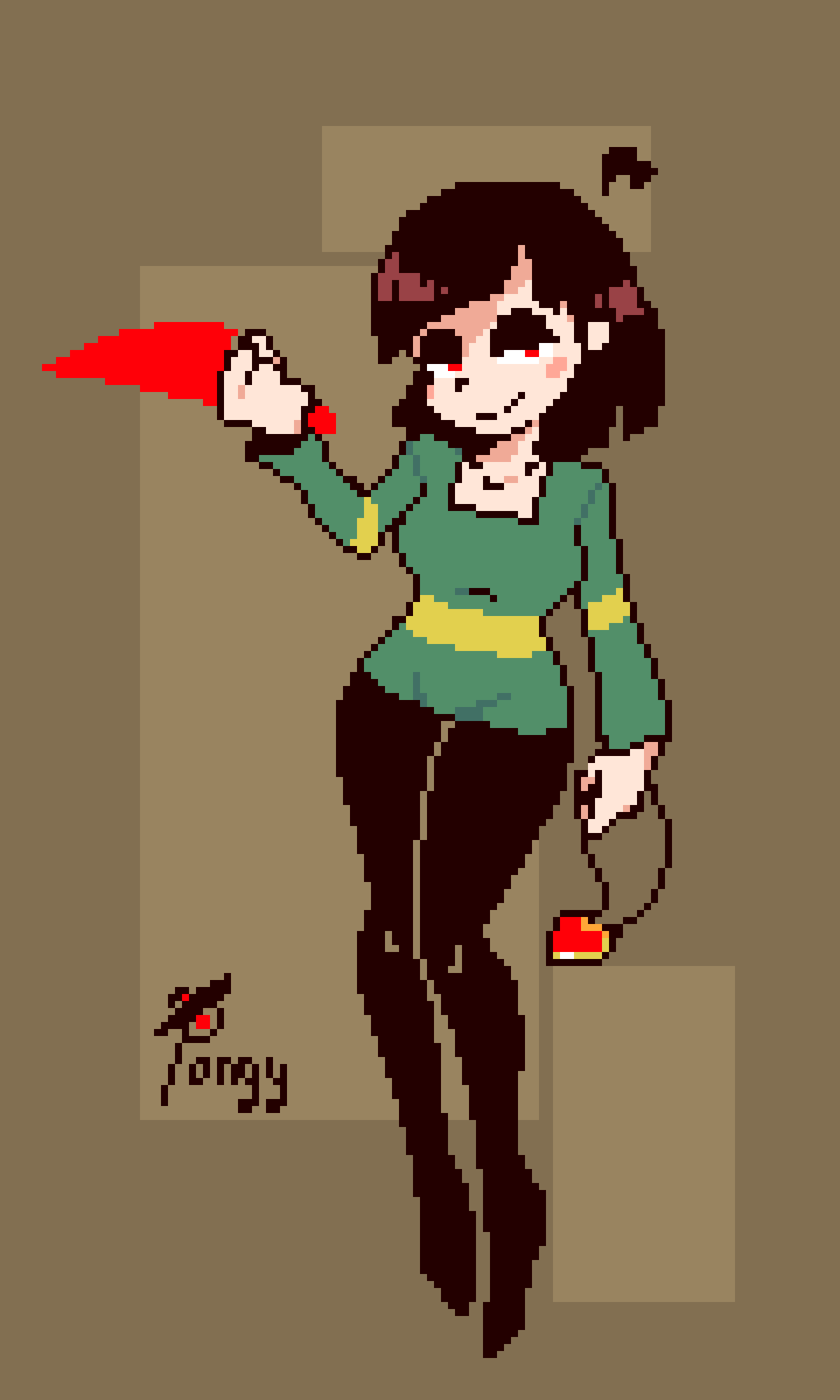 Undertale Chara By P0ngy On Deviantart