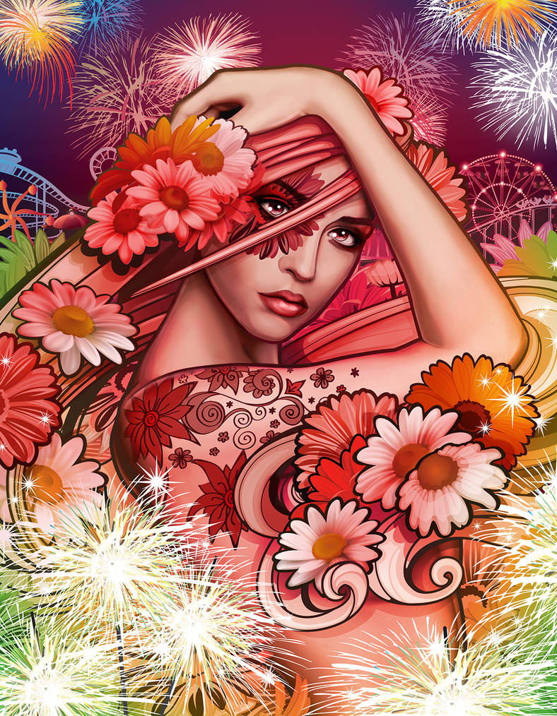 Electric Daisy by Echo Chernik by echo-x Electric Daisy by Echo Chernik by echo-x