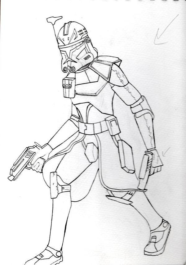 star wars coloring pages captain rex