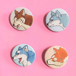 Ginga badge and magnet pack