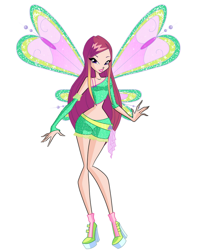 Winx Roxy Belly Button Roxy Believix by Winx-Rainbow-Love on DeviantArt
