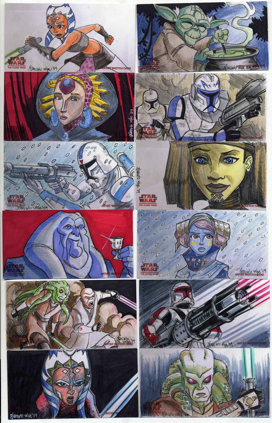 2009 Clone Wars Sketch Cards 5