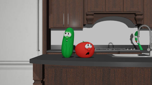 Bob And Larry In An Entirely New Kitchen