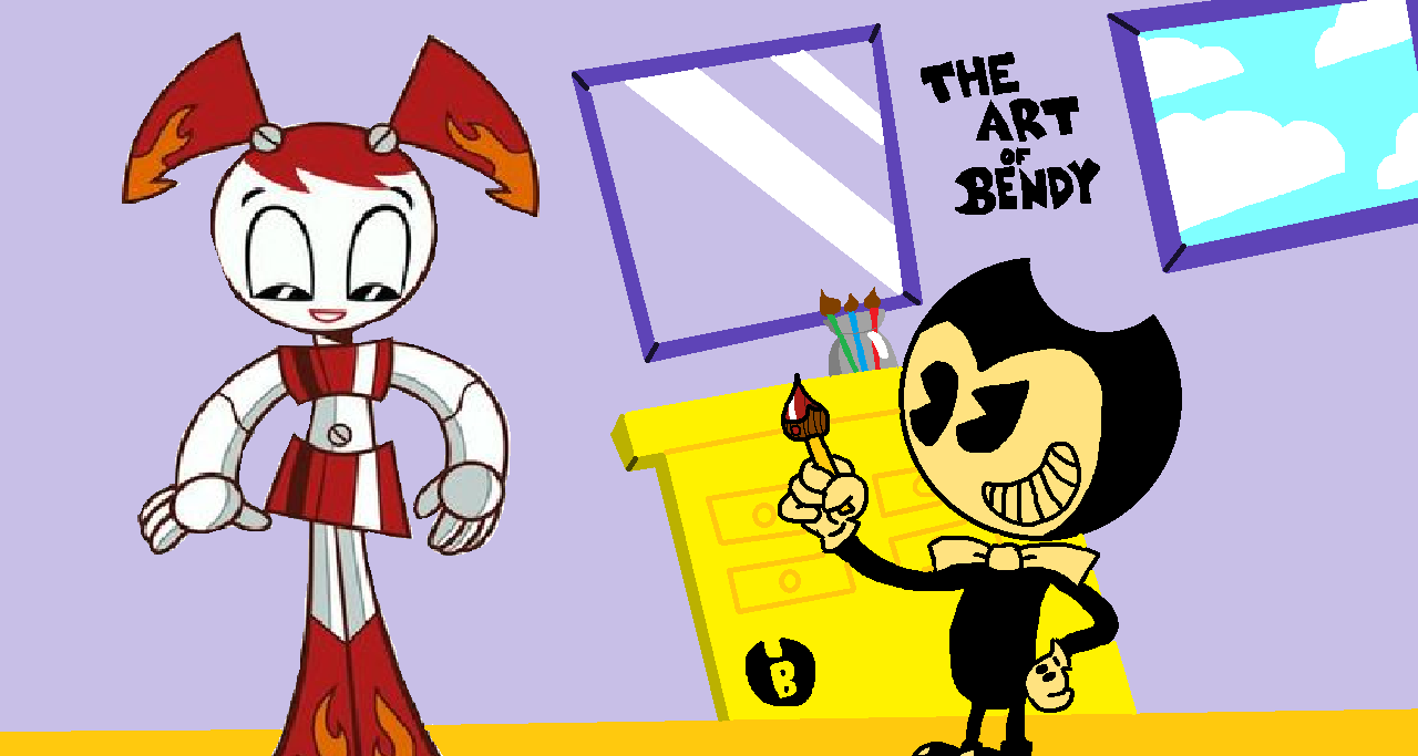 Bendy Paints Jenny Wakeman