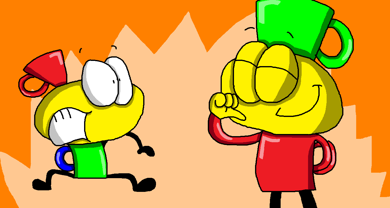 Classic Mugman Meets Modern Mugman