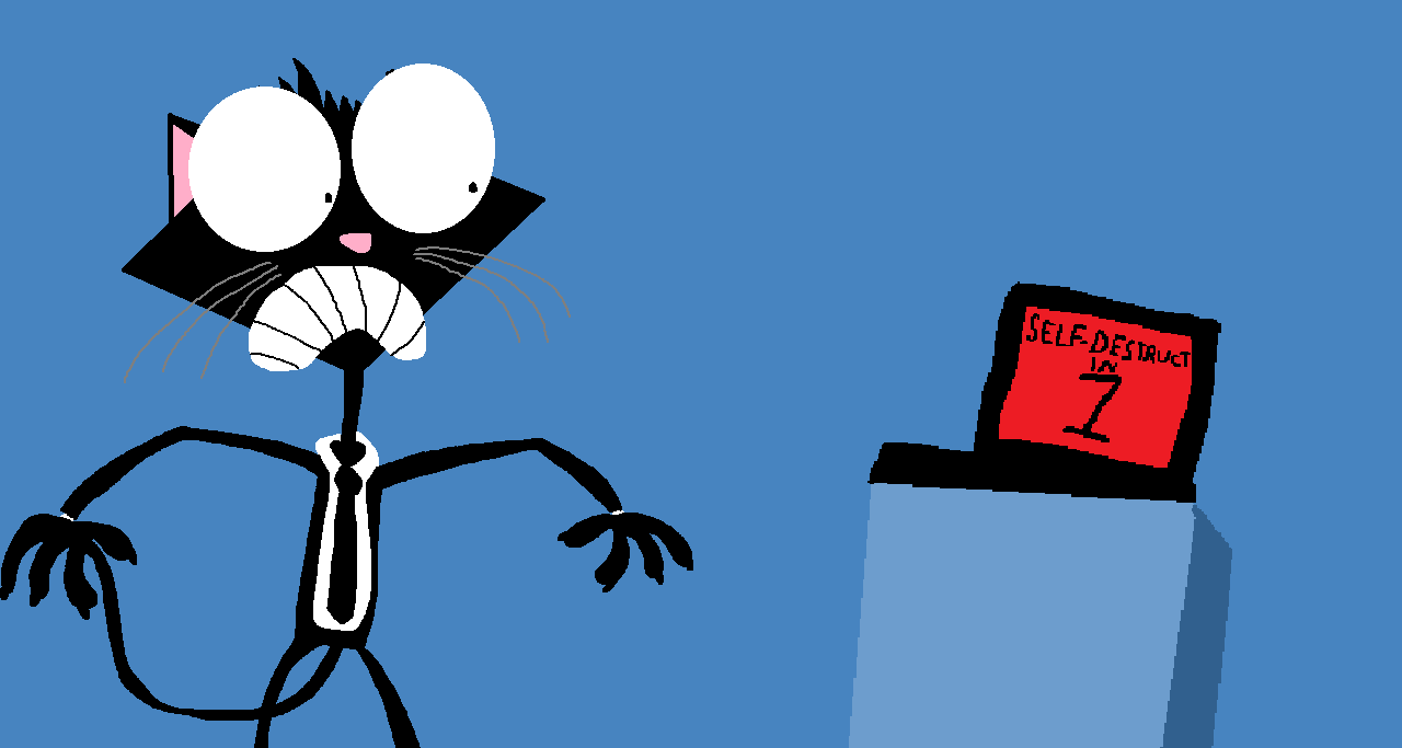 Cat 22 And His Fear Of Self-Destructs