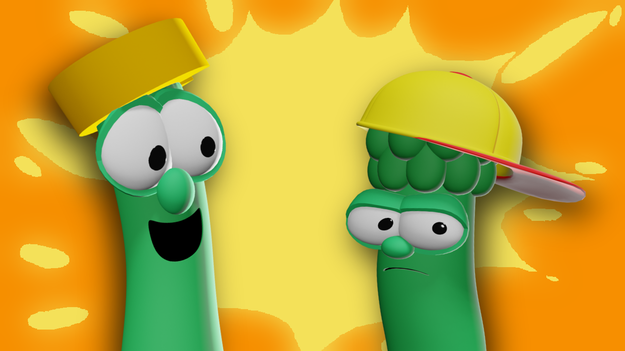 Cheese-Headed Bean Boy And Junior