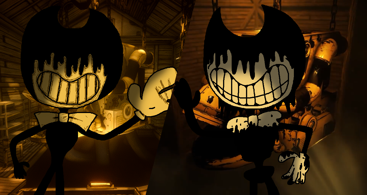 Bendy Ink Demon Concept Art T-Shirt