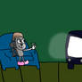 Rocky Watching TV