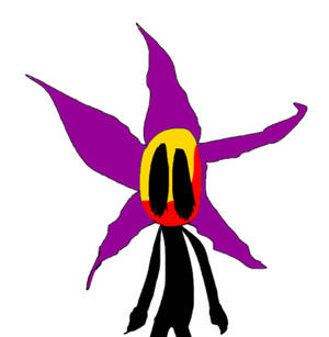 Lich's Twisted Flower Drawing