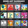 KayoMonster's 2025 Art Summary