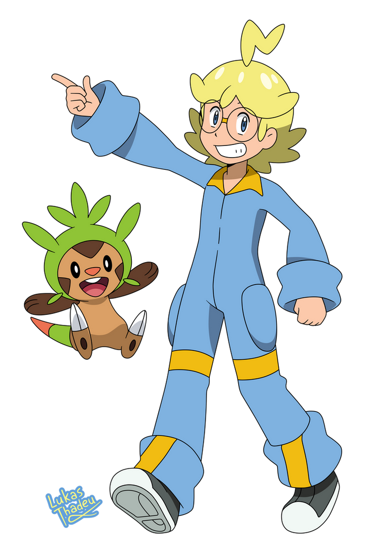 Pokemon Anime Clemont Sun And Moon Style By Lukasthadeuart On 