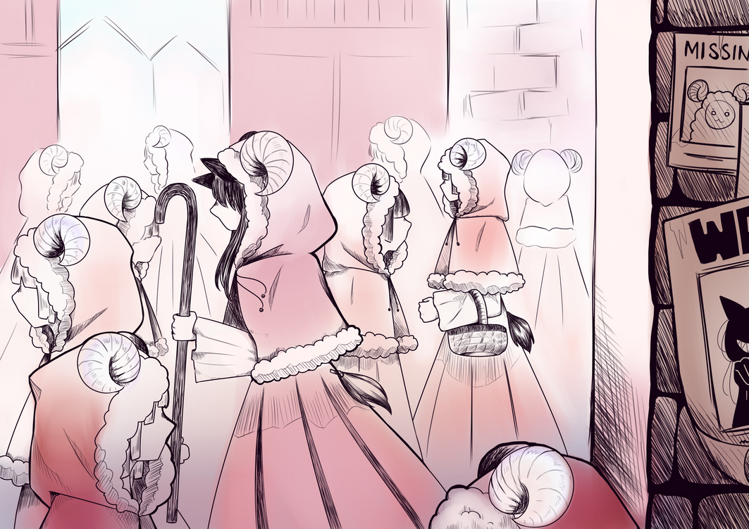 Wolves With Rabbit Clothes Wolf in Sheep's Clothing by bunnywithahammer on DeviantArt