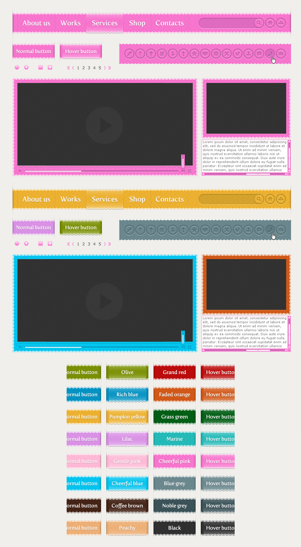 Smooth Zigzag User Interface