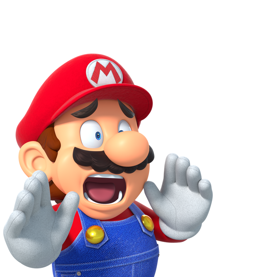 (Mario Face Expression #3) AHH! by ParkourStar on DeviantArt