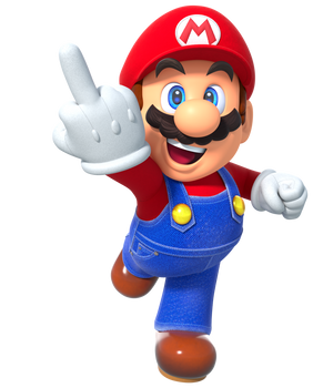 Mario - Middle Finger!