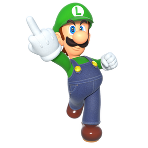Luigi - Middle Finger!