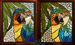 Catalina Macaw Mosaic Final by Dreamspirit