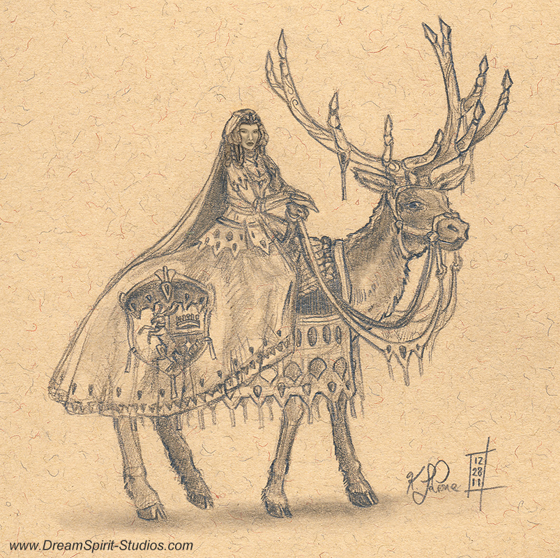 Elk Princess by Dreamspirit