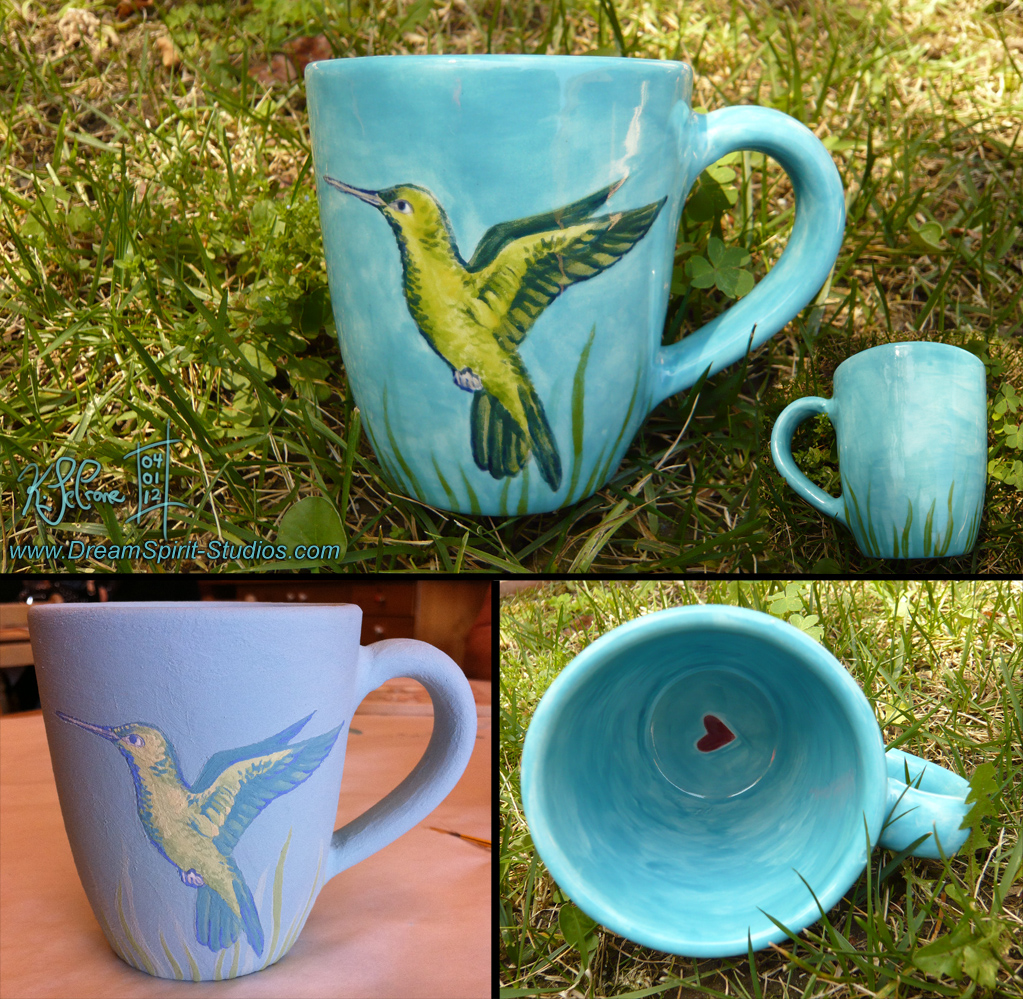 Hummingbird Memory Mug by Dreamspirit