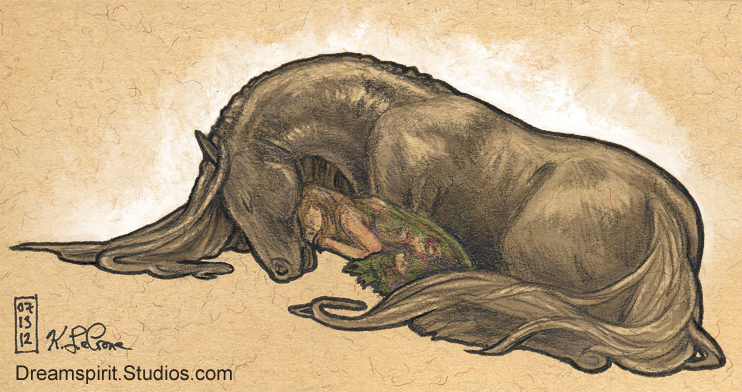 Vulnerable Moments - Sketch by Dreamspirit