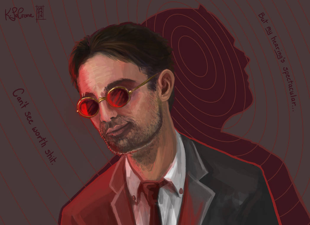 Matt Murdock (Daredevil): Avocado at Law by Dreamspirit