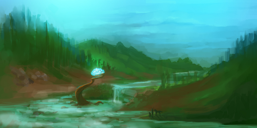 30 Day Story-Sketch Challenge: Day 1: The Flower by Dreamspirit