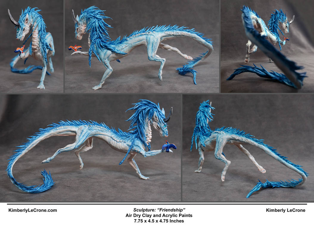 'Friendship' - Dragon Sculpture by Dreamspirit