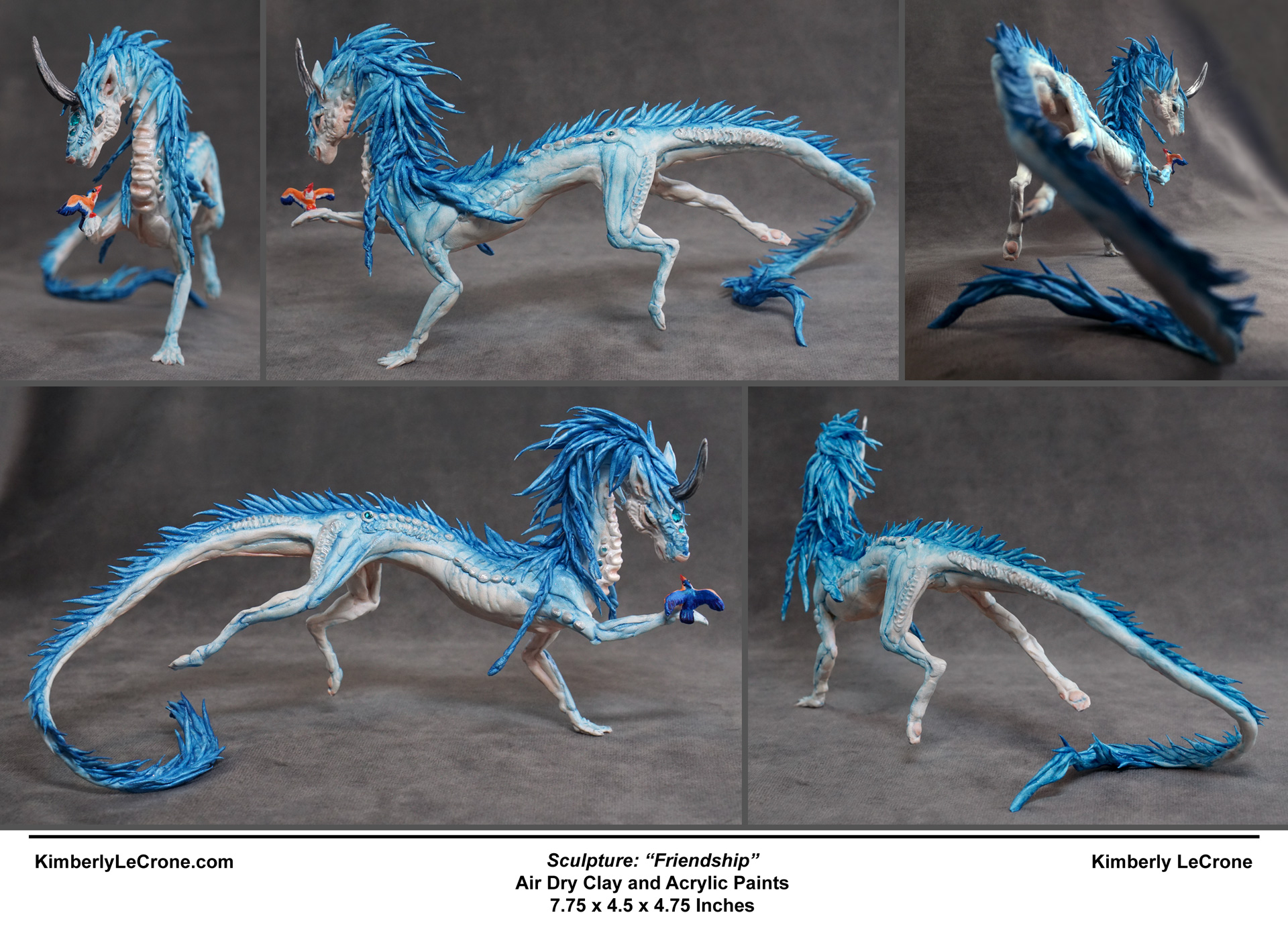 'Friendship' - Dragon Sculpture by Dreamspirit