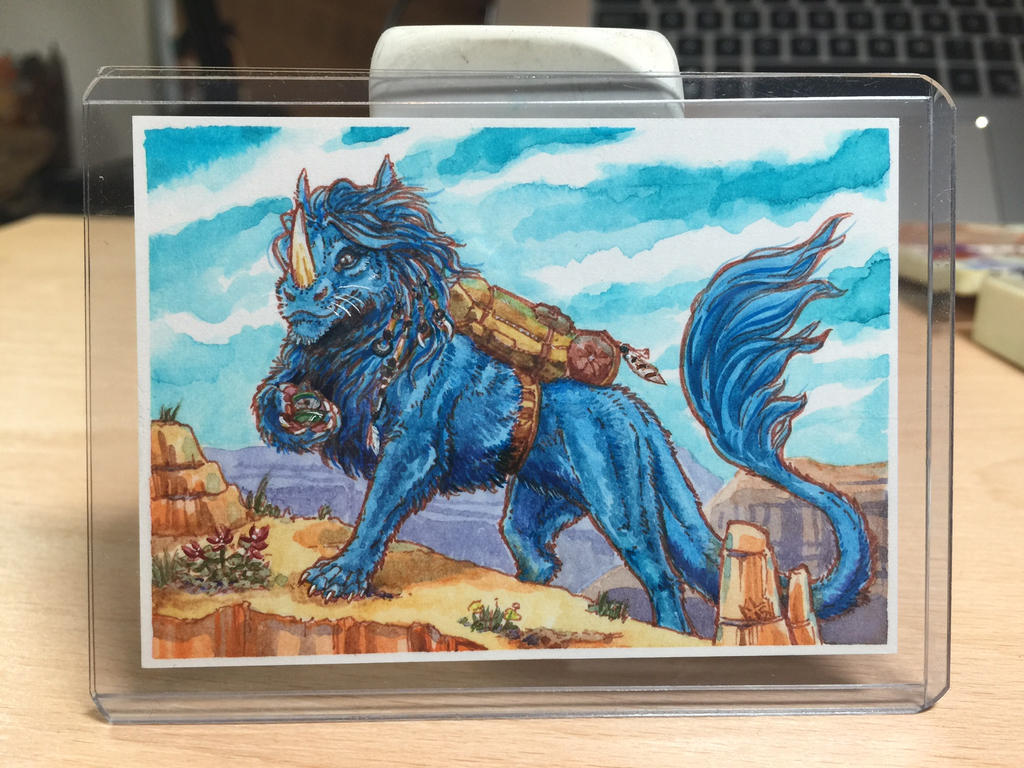 Tugrik ACEO Commission by Dreamspirit