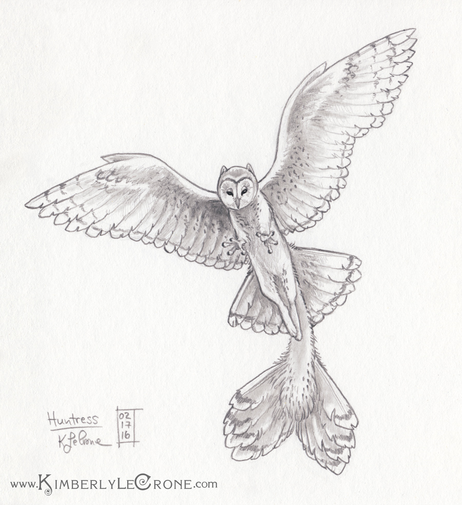 30 Day Story-Sketch Challenge: Day 16: Huntress by Dreamspirit