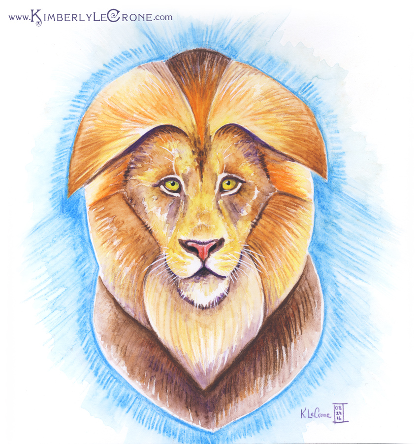 Stylized Lion by Dreamspirit