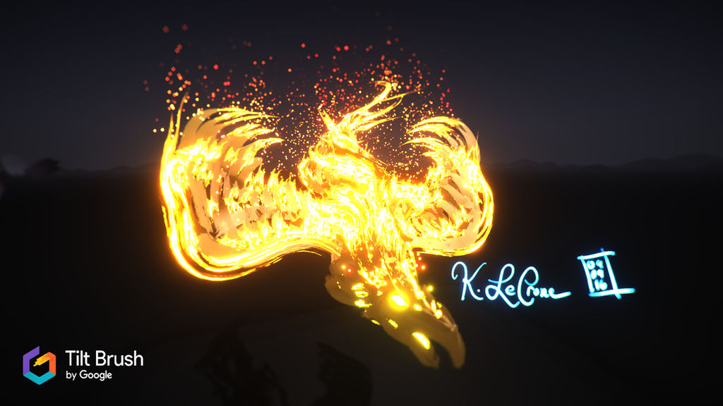 Tilt Brush Phoenix by Dreamspirit