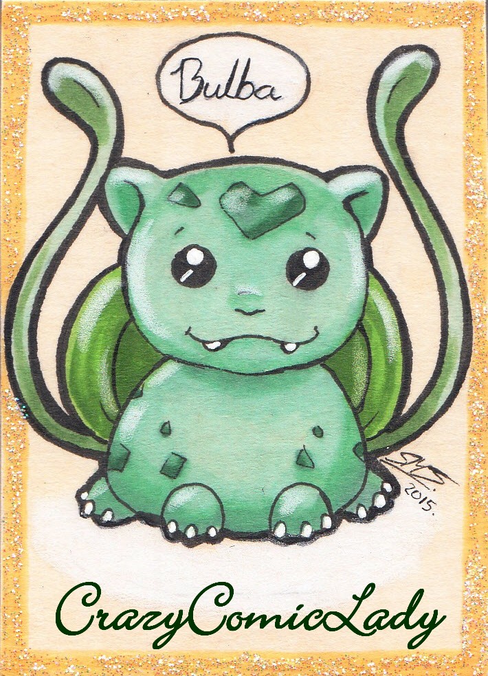 Chibi Bulbasaur ATC for Verly