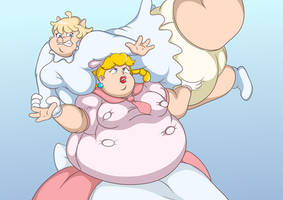 Princess Peach vs Piggy Doughgirl