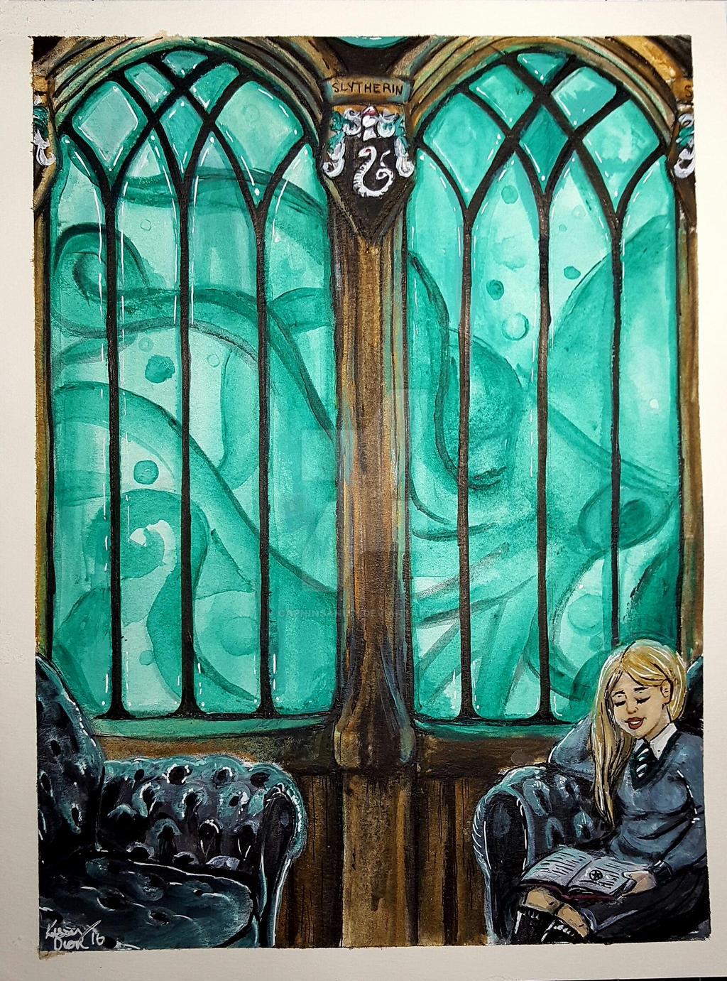 Slytherin Common Room By Capninsanity On Deviantart