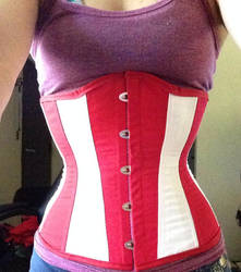 Finished Captain America Corset