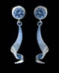 bezel set earrings by obsidiandevil