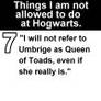 Hogwarts Rules 7