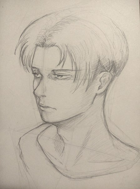 Levi Ackerman (sketch) by LeviDJ on DeviantArt