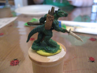 Lizardman Reaper Kickstarter figure